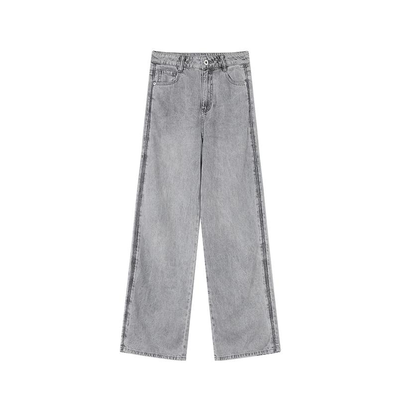 Women s High-Waist Straight-Leg Denim Jeans S