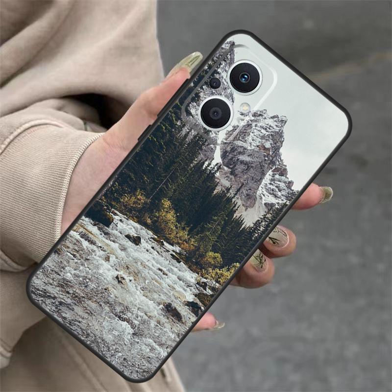Nature Forest Mountain Case For OPPO Reno 8T 13F 14F 12F 11F 10 12 13 14 Pro 7 8 Lite OPPO Find X8 X6 X9 Pro Cover
