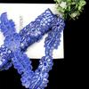 6cm Self-Adhesive Iron-On Floral Lace Strip with Colorful Sequins for Clothing Decoration