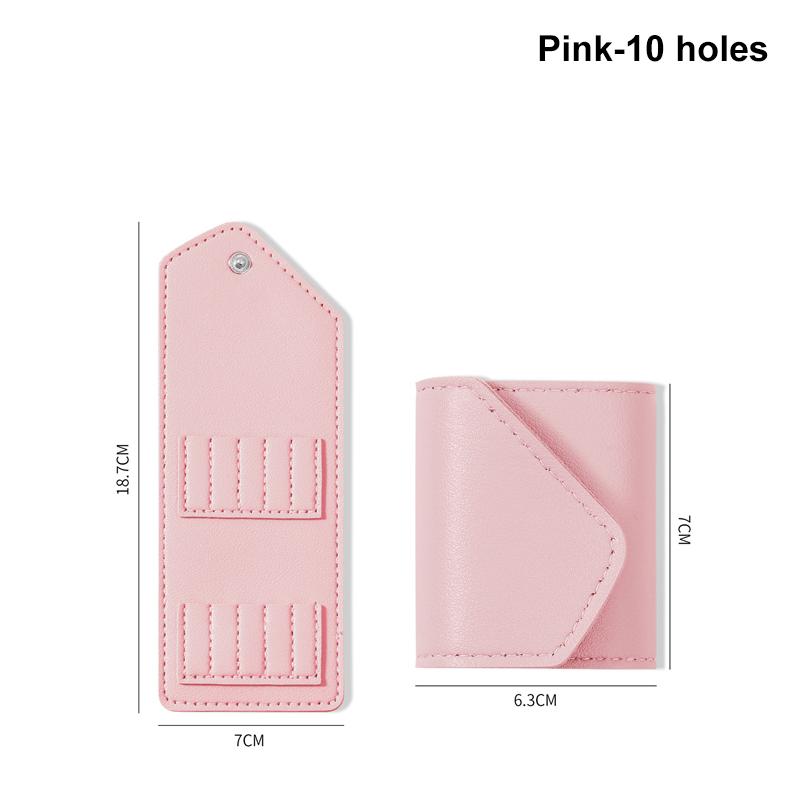 

Empty Nail Drill Bit Storage Package Holder 10/16 Slot Nail Drill Bit Organizer Bag MillingTool Display Grinding Bits Container