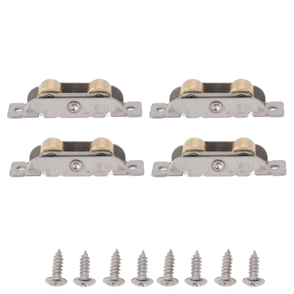 4 Sady Koleček pro Posuvné Terasy Náhradní Kolečková Sestava pro Posuvné Dveře Ložisko typu 88 pro Domov