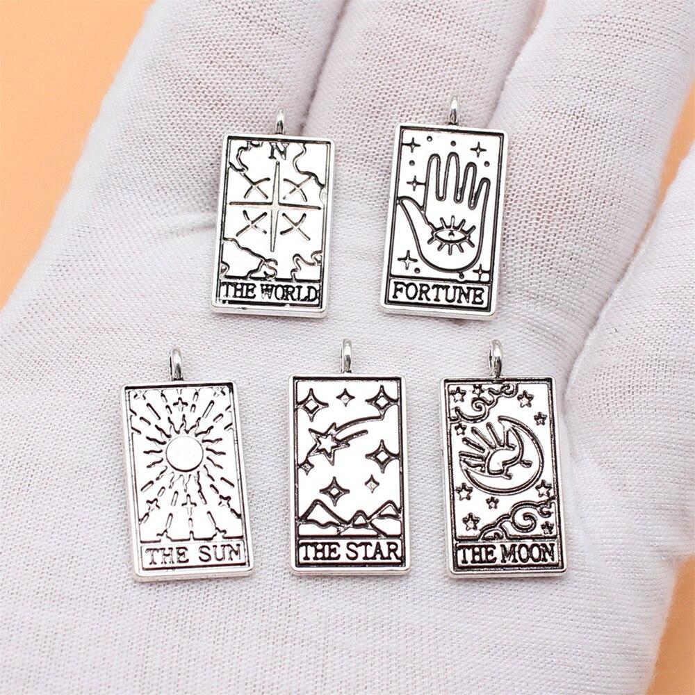 5 шт./компл. подвески Таро для ювелирных изделий — фото 4