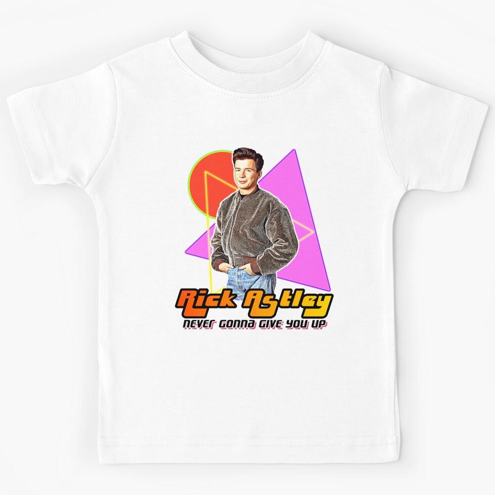 Rick Astley Never Gonna 90s Style Fan Art Kids T-Shirt 160