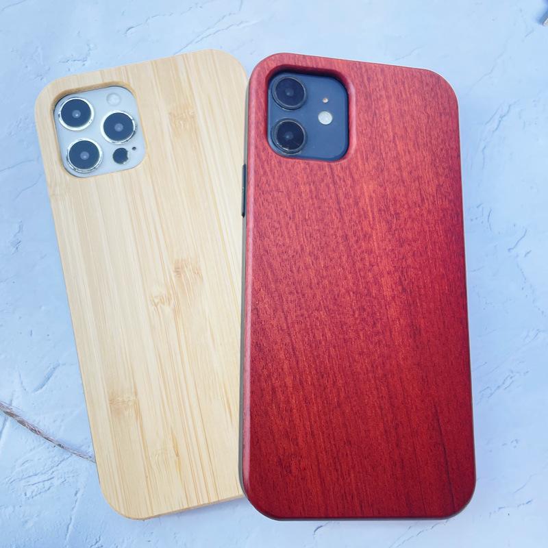 Retro-Stil Holz iPhone 12/12 Pro Max Grafikdesign Schutzhülle