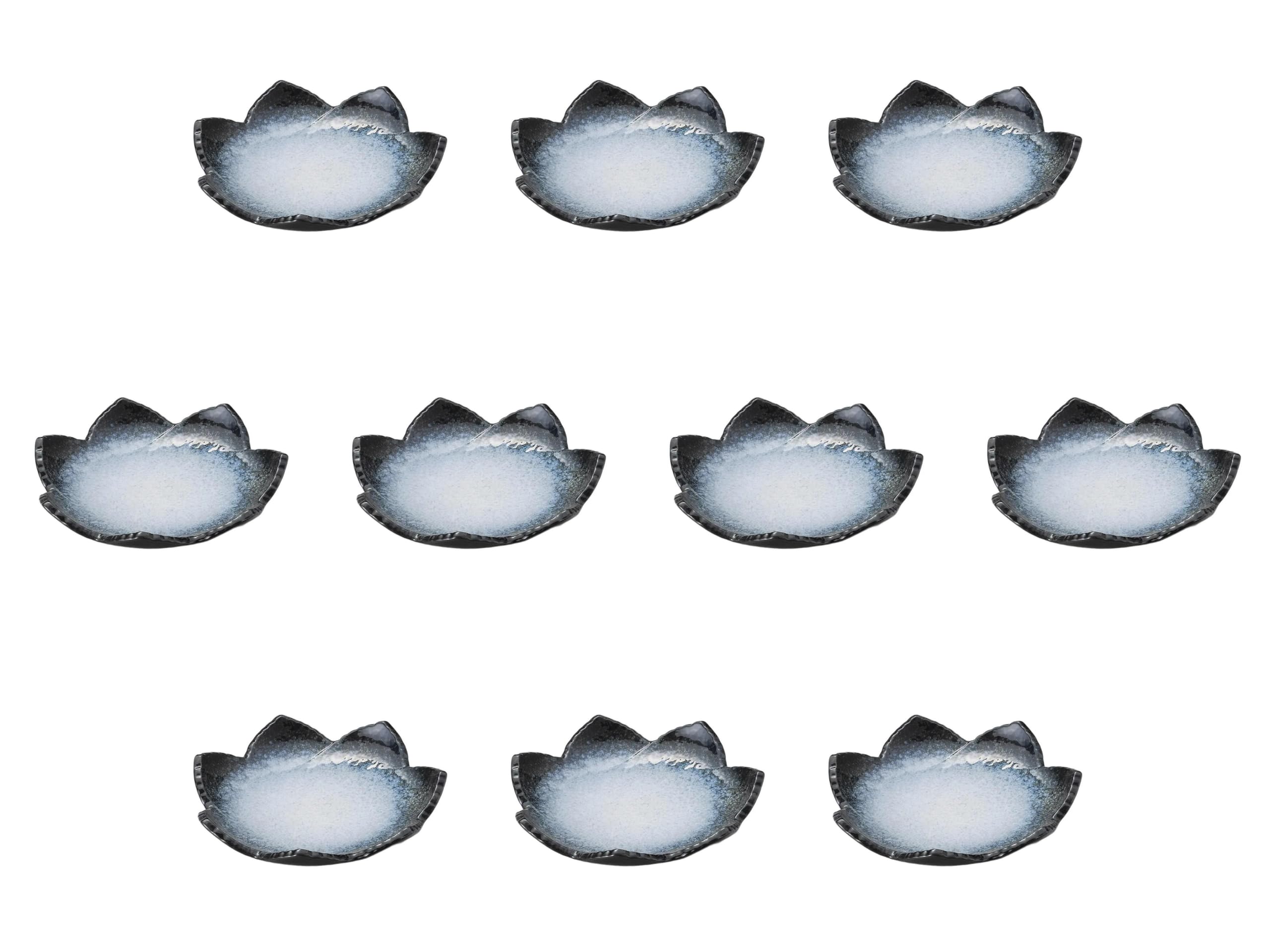 

Набор из 10 тарелок х х Деформированные тарелки Усиленный фарфор Сетомонохонпо В форме облака 6.0 [18.2 18.2 3.2 см] (маленький)