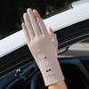 Bear Two-finger Sunscreen Gloves Women's Summer Non-slip Thin Cotton Sweat-absorbing Gloves Breathable Fashion Cycling Short Touch Screen