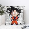 Dbz Goku Square Pillow Case Cushion Cover Fashion Polyester Decorative Pillowcase For Home 18"X18"