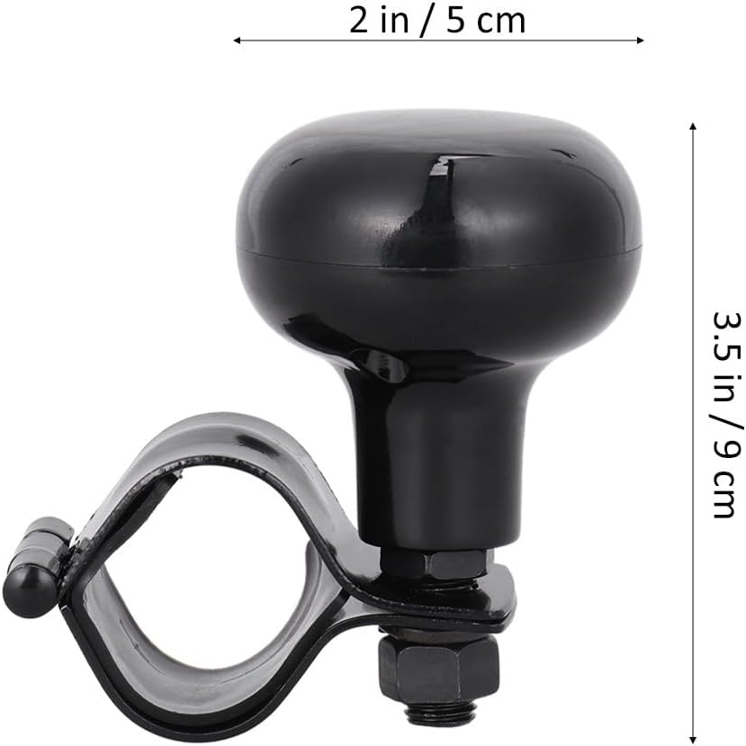 WINOMO Steering Wheel Spinner Black Steering Wheel knob Auxiliary Booster Aid Control Handle Ball
