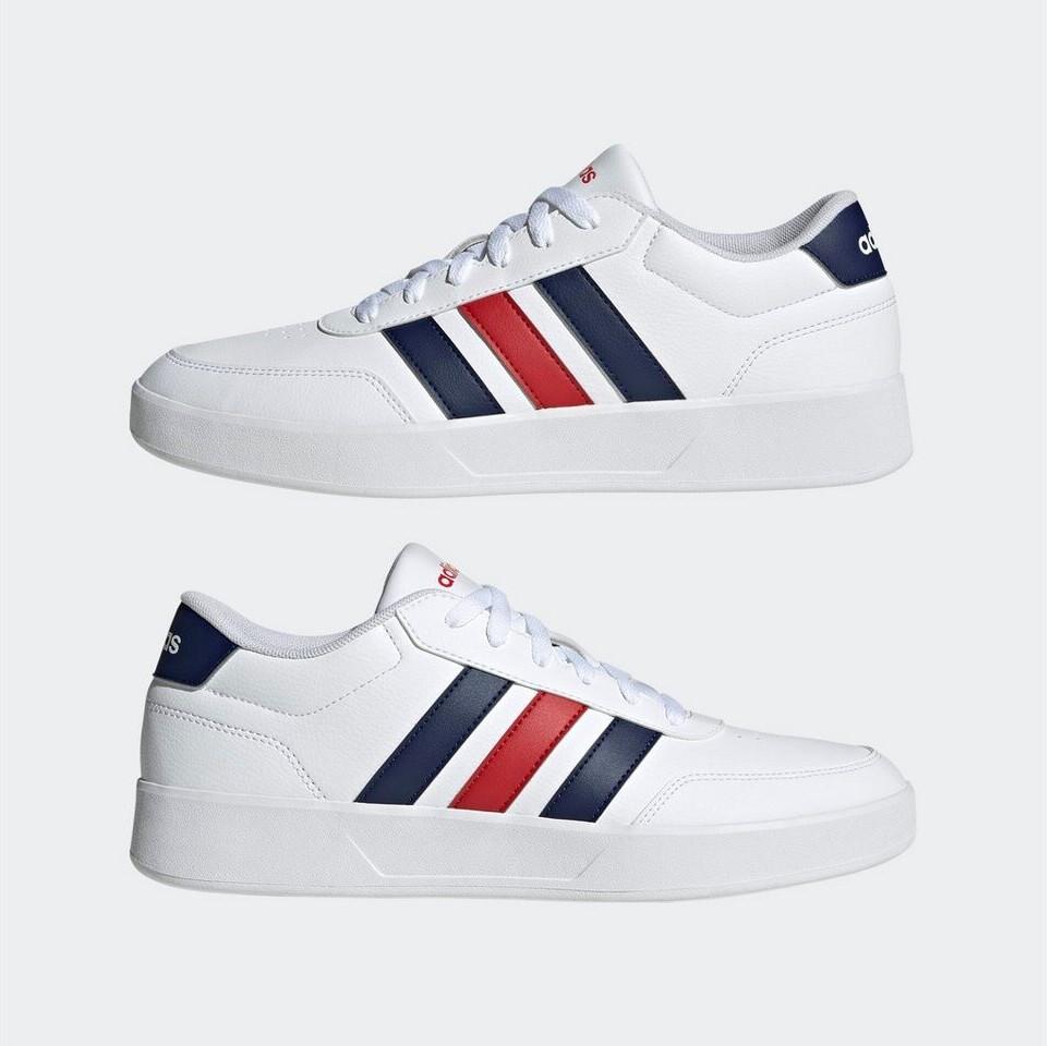 Кроссовки Adidas Breaknet 3.0 cloud white/navy/better scarlet