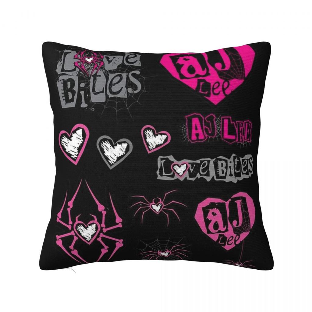 Aj Lee Black Widow Pillowcase Polyester Cushion Cover Decoration Throw Pillow Case Cover Home Wholesale 40X40cm