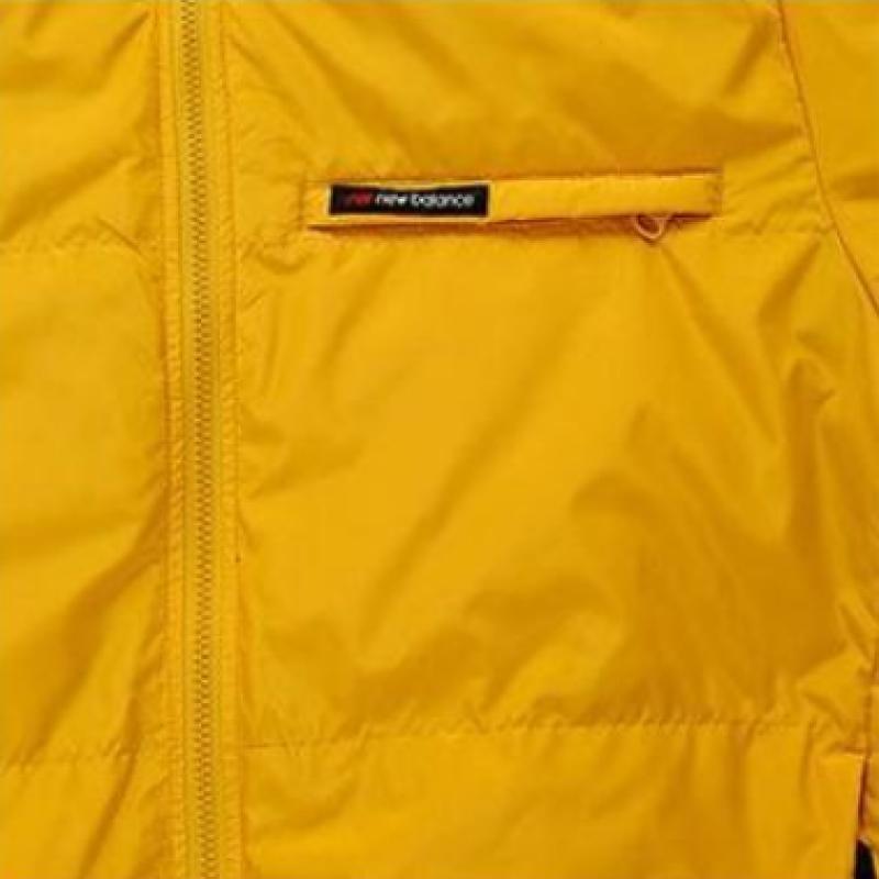 New Balance Unisex Reversible Duck Down Padded Jumper Yellow