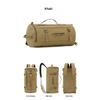 Unisex Cylindrical Travel Backpack,durable Nylon Canvas Luggage Bag,casual Duffle Rucksack for Outdoor Trip and Portable Storage Packing