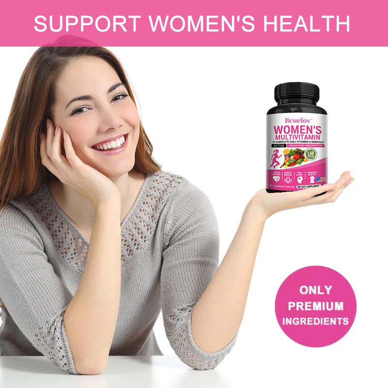 Bcuelov Complex Vitamin Capsules 21 vitamins and minerals efficient absorption formula Improving immunity