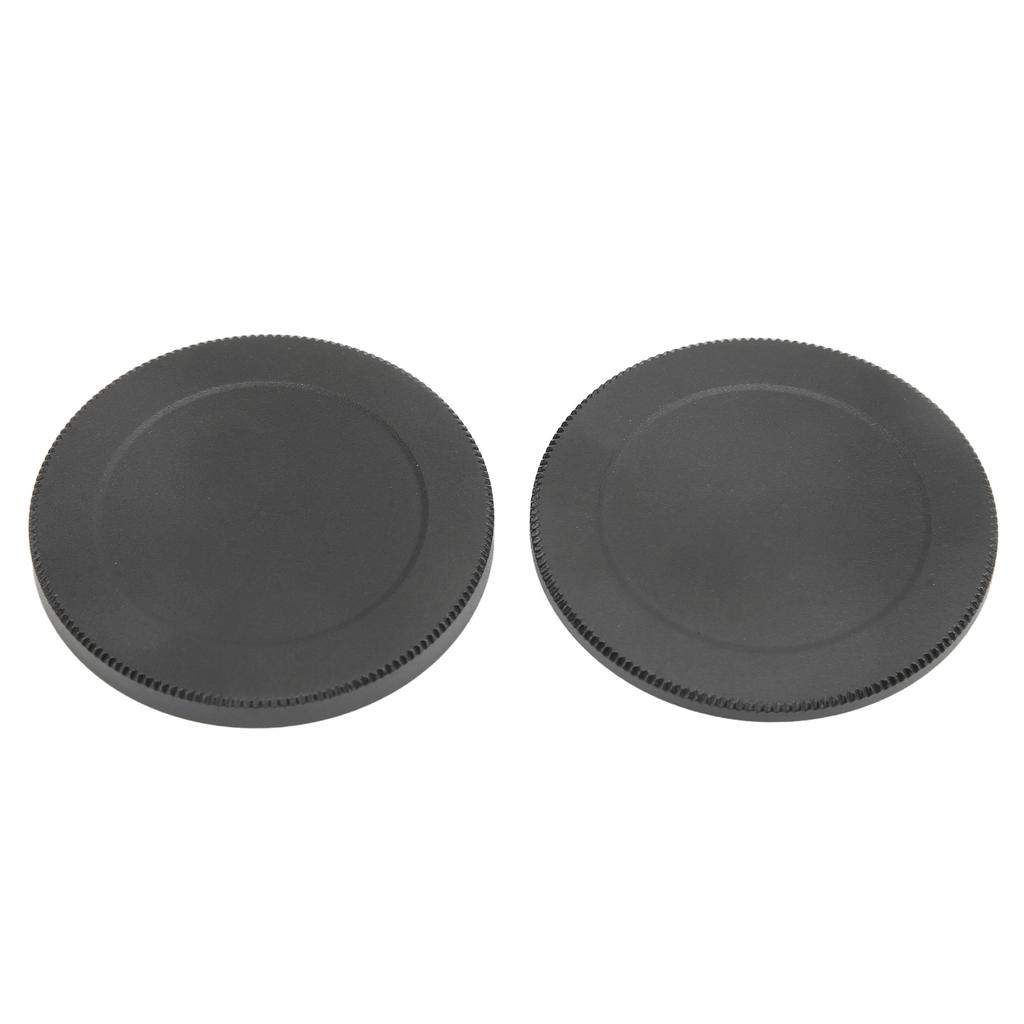 Camera Metal Filter Cover 40.5mm 1.6in Dustproof Compact Lightweight Black Aluminum Alloy Material Front Rear Lens Cover