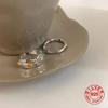 BF CLUB Silver Color Unique Star Sone Ring For Women Jewelry Finger Open Vintage Handmade Ring Allergy For Party Birthday Gift