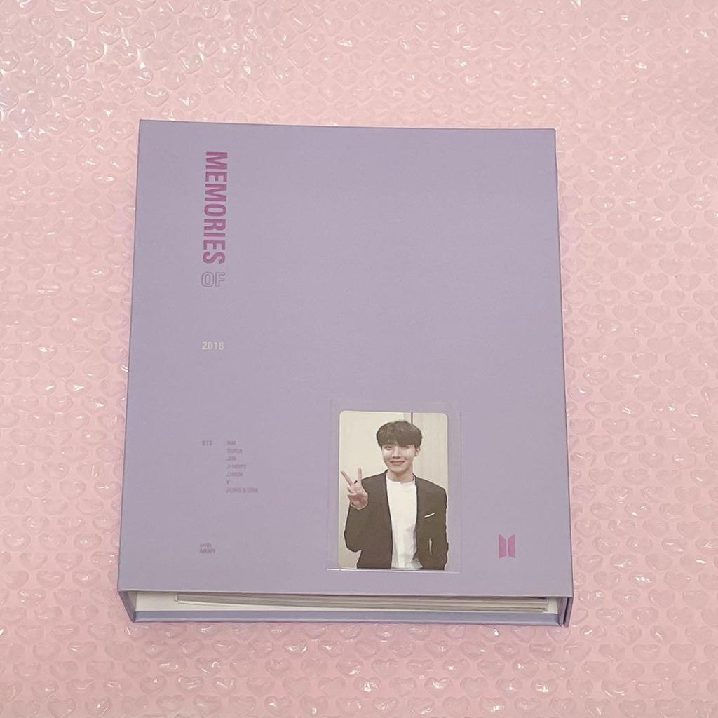 [USED] BTS MEMORIES 2018 DVD with Hoseok trading card