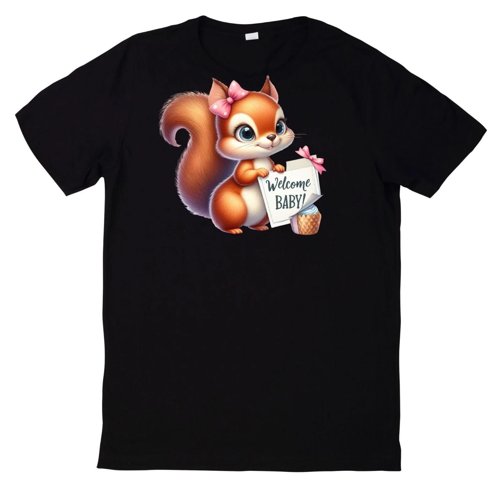 T-Shirt Willkommen Baby Lustiges Motiv Babyparty Baumwolle S