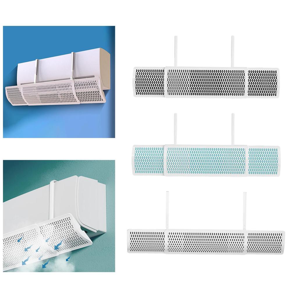 Air Conditioner Wind Deflector Retractable for Wall Hanging Air Conditioners Accessories Air Diverter Cover Office Home