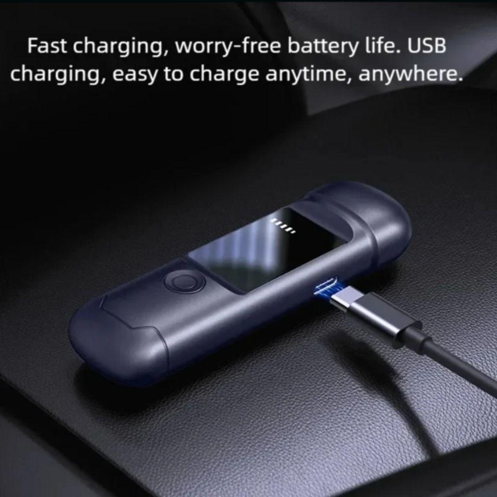 Rechargeable Automatic Alcohol Detection System LCD Display Breath Alcohol Tester  Portable Use