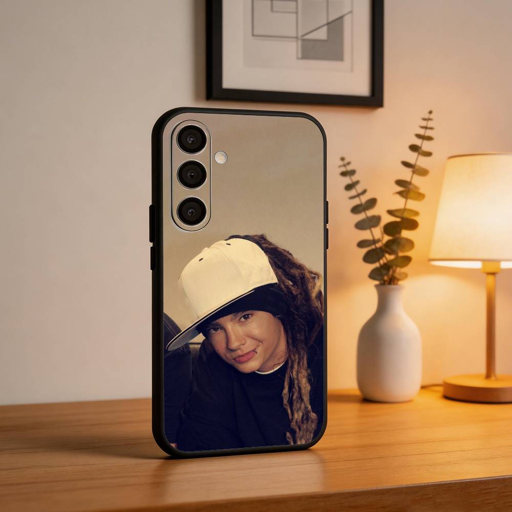 T-Tom B-Bill Kaulitz Singer Phone Case For Samsung A73,72,71,53,52,51,22,91,80, Soft Black Cover