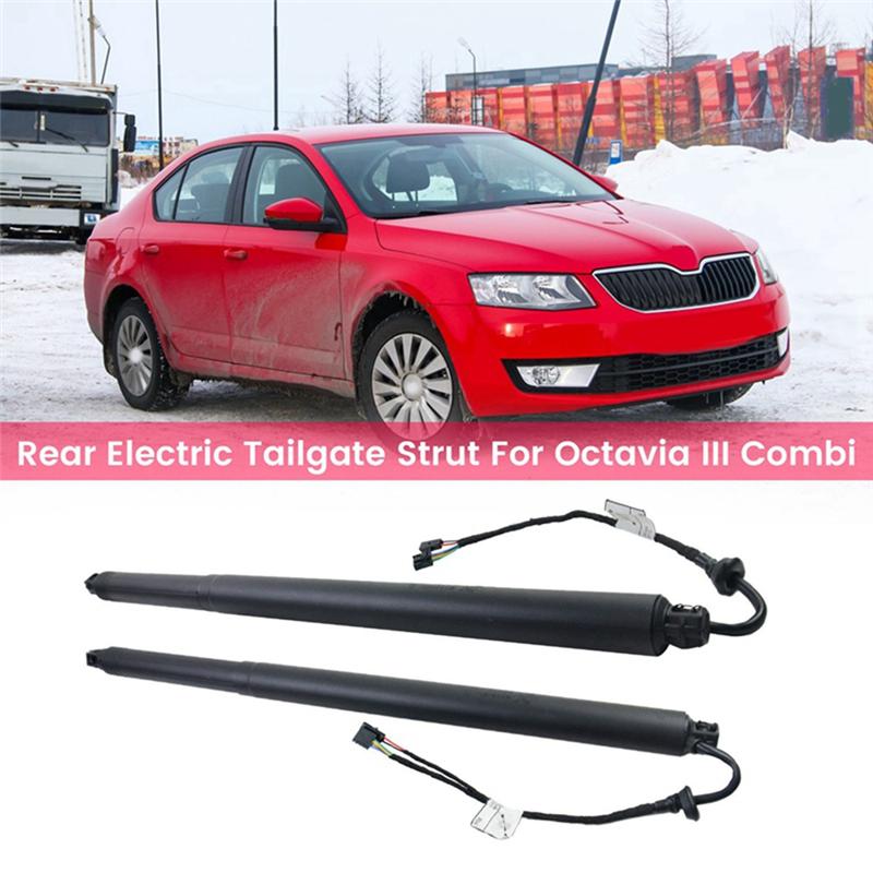 Rear Electric Tailgate Spacer Gas Spring Tailgate For Skoda Octavia Iii Combi Black Left