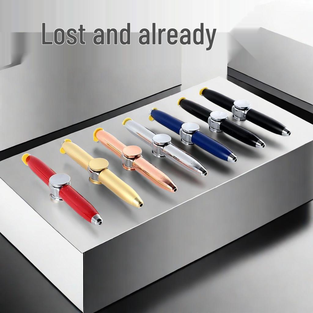 Luminous Fidget Spinner Pen with Light for Stress Relief