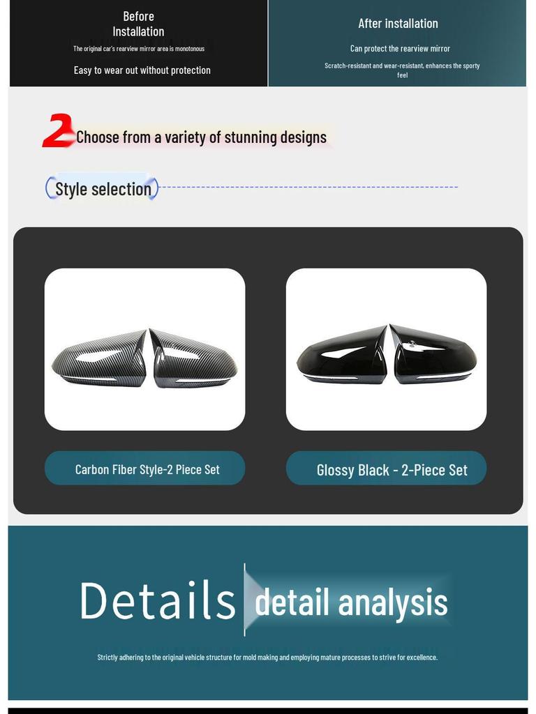 BYD Seal 05dmi Rearview Mirror Protective Cover
