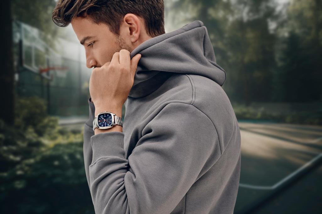 WENGER VINTAGE SPORT CHRONO Stainless Steel Case Blue Silver Stainless Steel Quartz 50m Water Gift Idea Men's Watch, (316L), Dial, Bracelet, Movement,