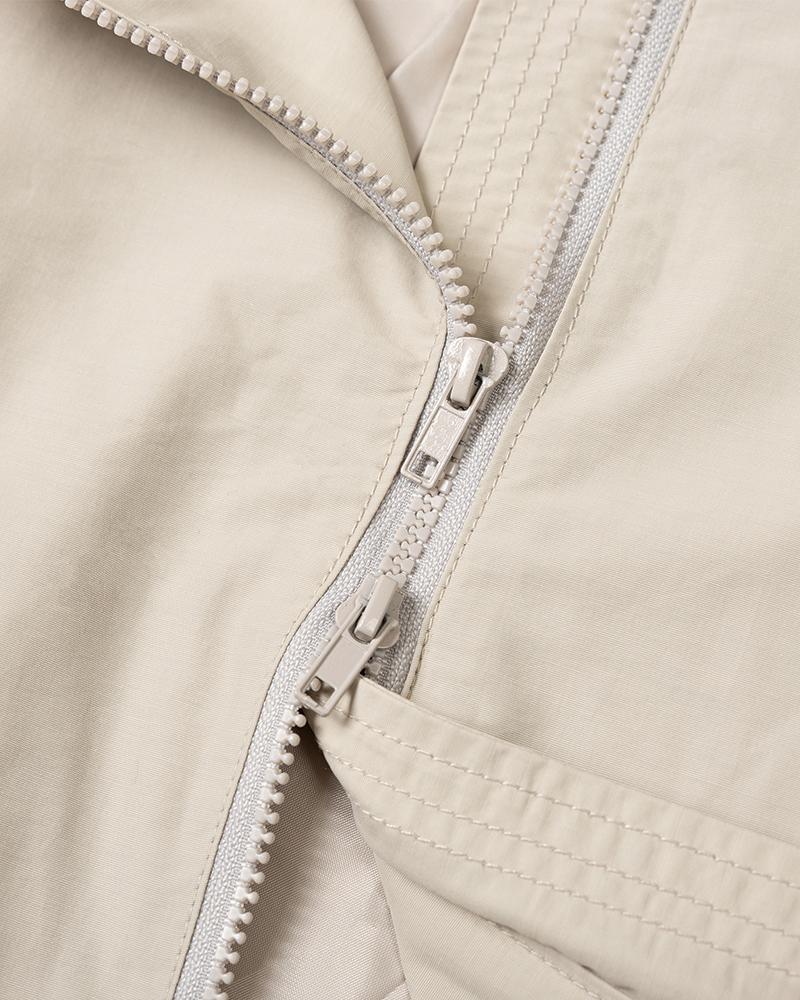 Moaa Comfort Nylon Blouson (Ivory)