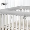 Baby Collision Prevention Rail 1 Set Breathable Mesh Crib Cover, Soft Teething Protector for Safety Rails, Thick Pad Toddler Bed, Edge Guard