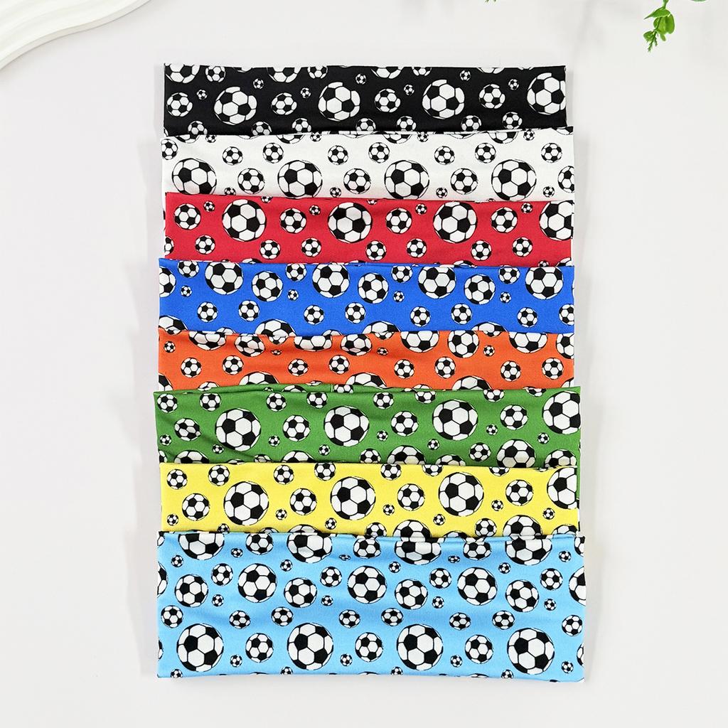 Football Headband World Cup Cheer Headscarf Elastic Sports Headband Unisex Antiperspirant Headband