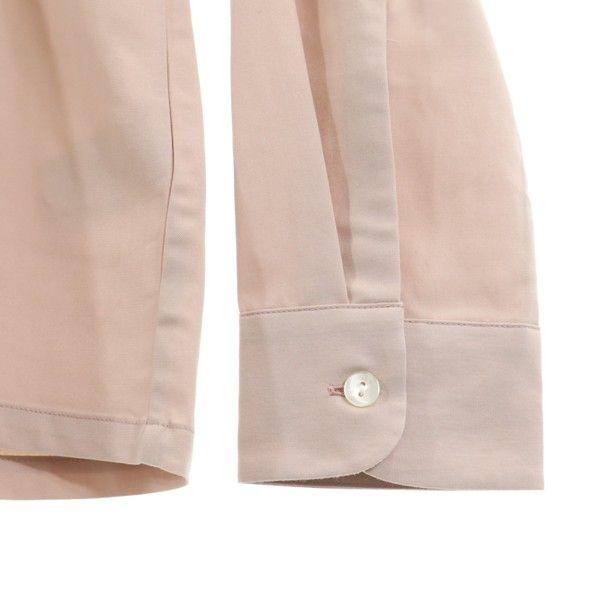 Unused Johnbull Long Sleeve Embroidery Shirt M Pink Embroidery Men's Used