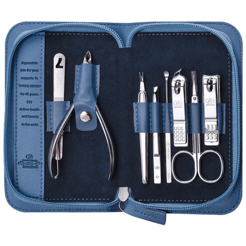 777 8-Piece Splash-Proof Carbon Steel Nail Clipper Set