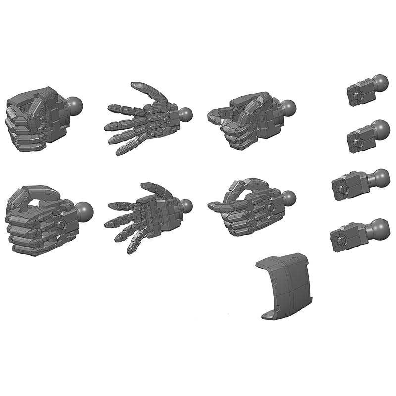 

Builders Parts HD 1/144 MS Hand 02 (Zeon series) dark gray