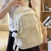 Schoolbag new high-value fresh and sweet girls schoolbag large-capacity commuting versatile backpack eye-catching fashion backpack
