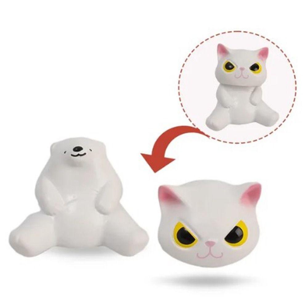 6 Masquerade Cat Animal Posing As A Costume Head Suit Dressed Shiba Inu Guinea Pig Hand Creative Cartoon Decoration Toys