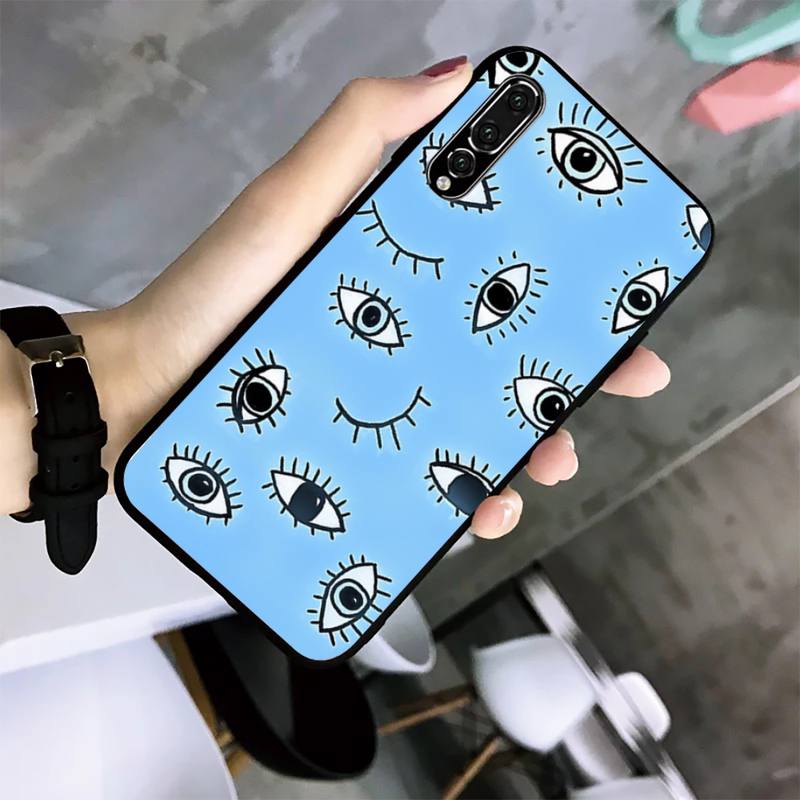 

Чехол для телефона Eye Painting для Huawei G7 G8 P7 P8 P9 P10 P20 P30 Lite Mini Pro P Smart Plus Cove Fundas p40lite