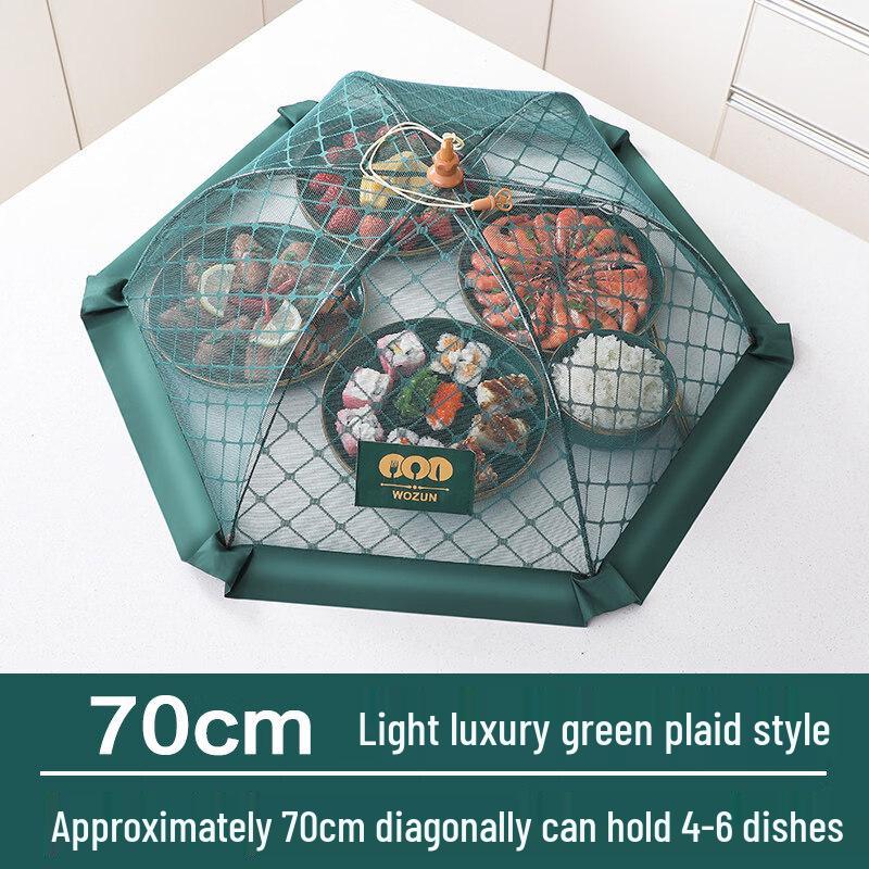 Foldable Anti-Fly Food Cover Net - 5-Pack