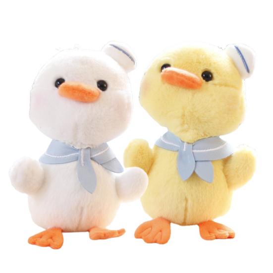 15cm Duck Plush Pendant Soft Cute Cartoon Animal Dolls Hanging Ornament Stuffed Doll Plush Key Chain Bag Pendant