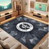 Brentford Football Print Crystal Velvet Rug, Comfortable Water Absorbent Non Slip Indoor Floor Carpet