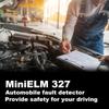 Skaner diagnostyczny OBD2 do samochodów Zgodny z ELM327 Automatyczne wykrywanie kodów Przesyłanie strumieniowe danych w czasie rzeczywistym Kompaktowa konstrukcja ułatwiająca rozwiązywanie problemów z pojazdami