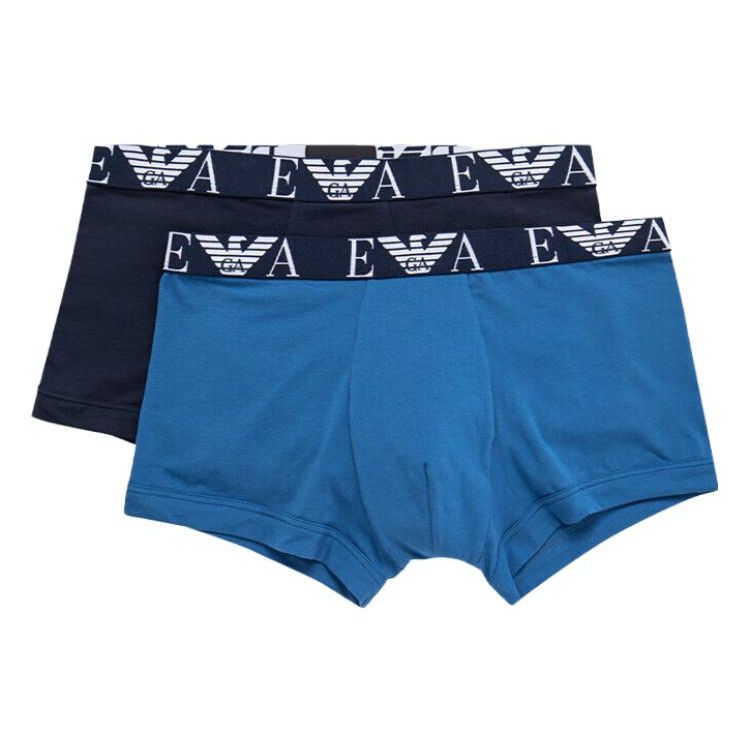 

Emporio Armani Color Block Logo Trimmed Boxer Shorts Men bottoms 111210-3R715-50336 XL