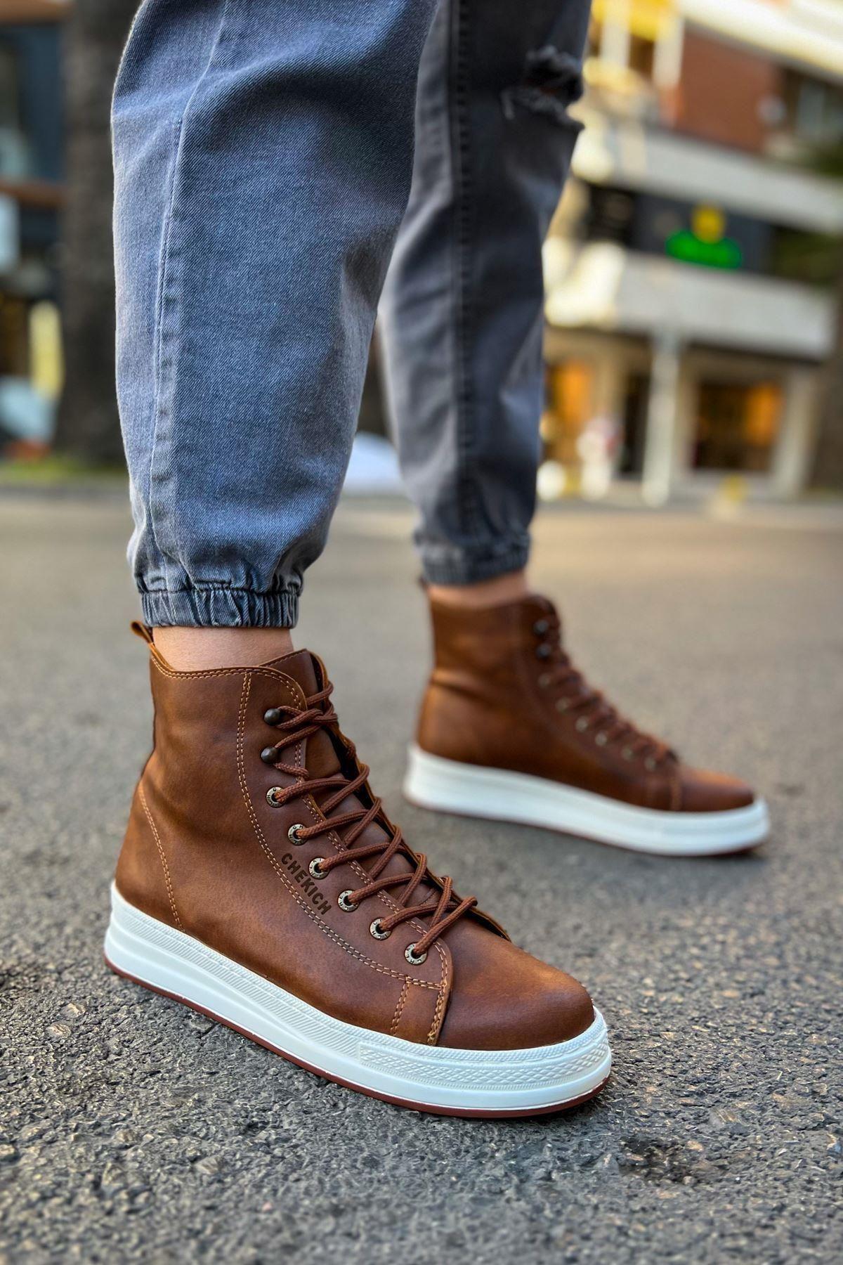 

Мужские модные ботинки из искусственной кожи на плоском каблуке Bootie Lobiya, ботинки на шнуровке, обувь Tan Che 40