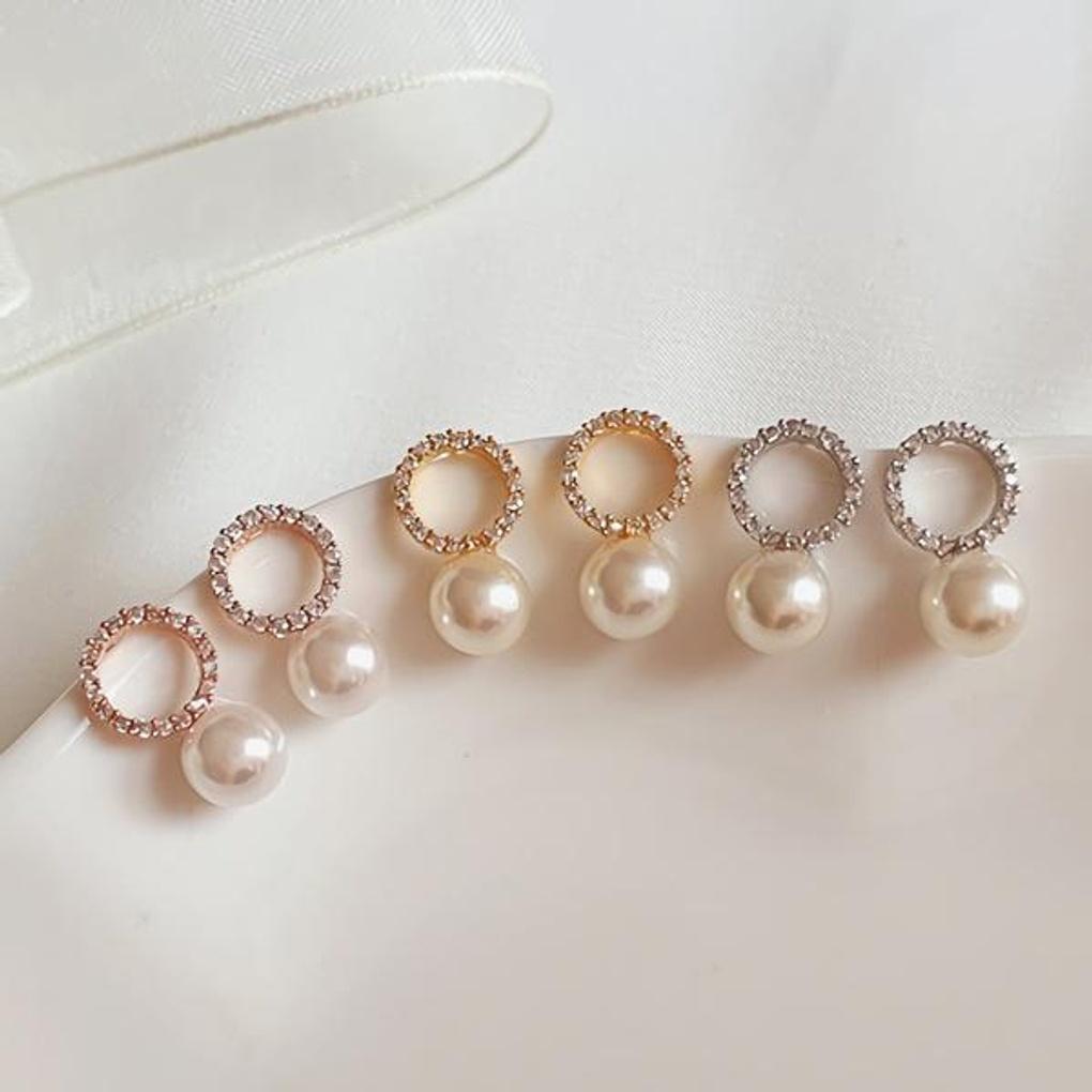 Women's Daily Accessory Pearl Earrings Aegis
