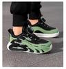 Boys' 2025 Autumn/Winter Sports Shoes with Rotating Button, Double-Layered Cotton, Plus Velvet Warmth for Medium and Large Children.