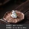 Lucky Purple Sand Small Goldfish Line Incense Burner, Household Indoor Insert Seat Zen Tea Room Desktop Incense Burner Ornament