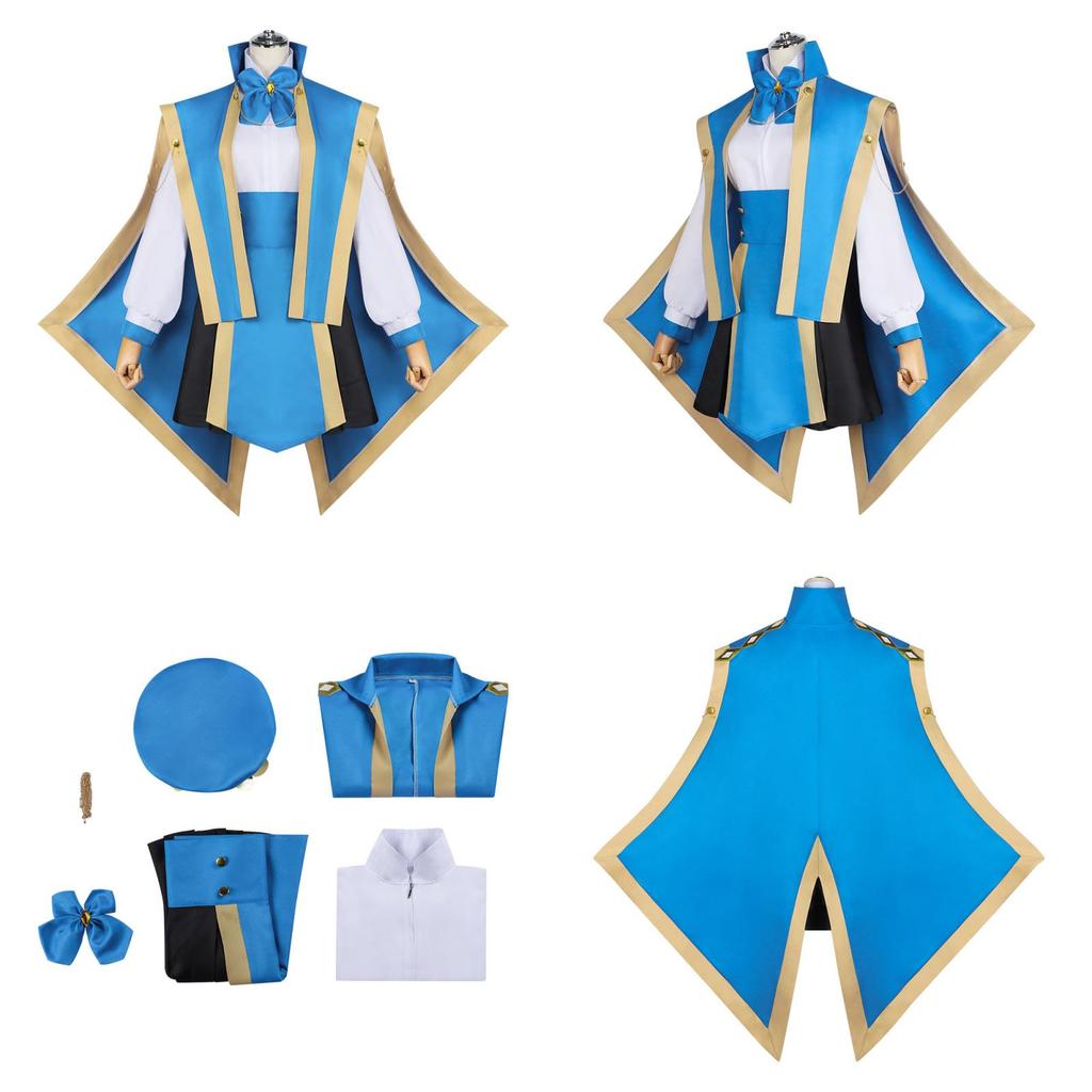 Kunon The Sorcerer Can See Jenie Koes Cosplay Costume With Polyester Fabric For Halloween Anime Fans