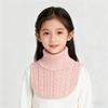 Detachable Knitted Mock Turtleneck Fake Collar For Kids Winter Warm Unisex Pullover Dickey False Collar for Photos School Party