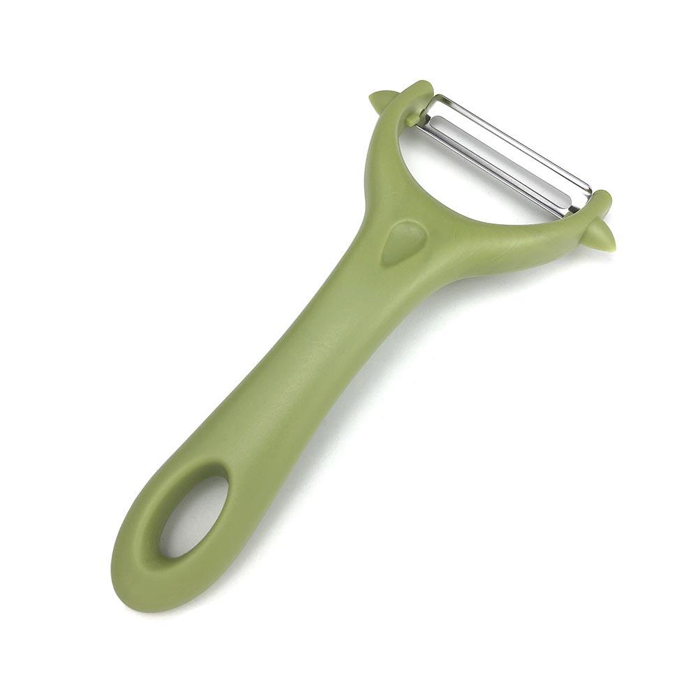 Stainless Steel Melon and Vegetable Peeler with Plastic Handle - Essential Kitchen Gadget