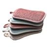 Cleaning ClothDouble-sided Dishwashing Sponge Kitchen Pot Scrubbing Stain Removal Scouring Pad